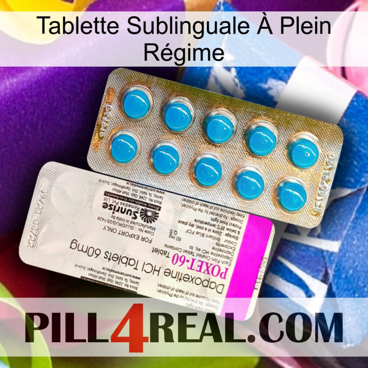 Tablette Sublinguale À Plein Régime new07